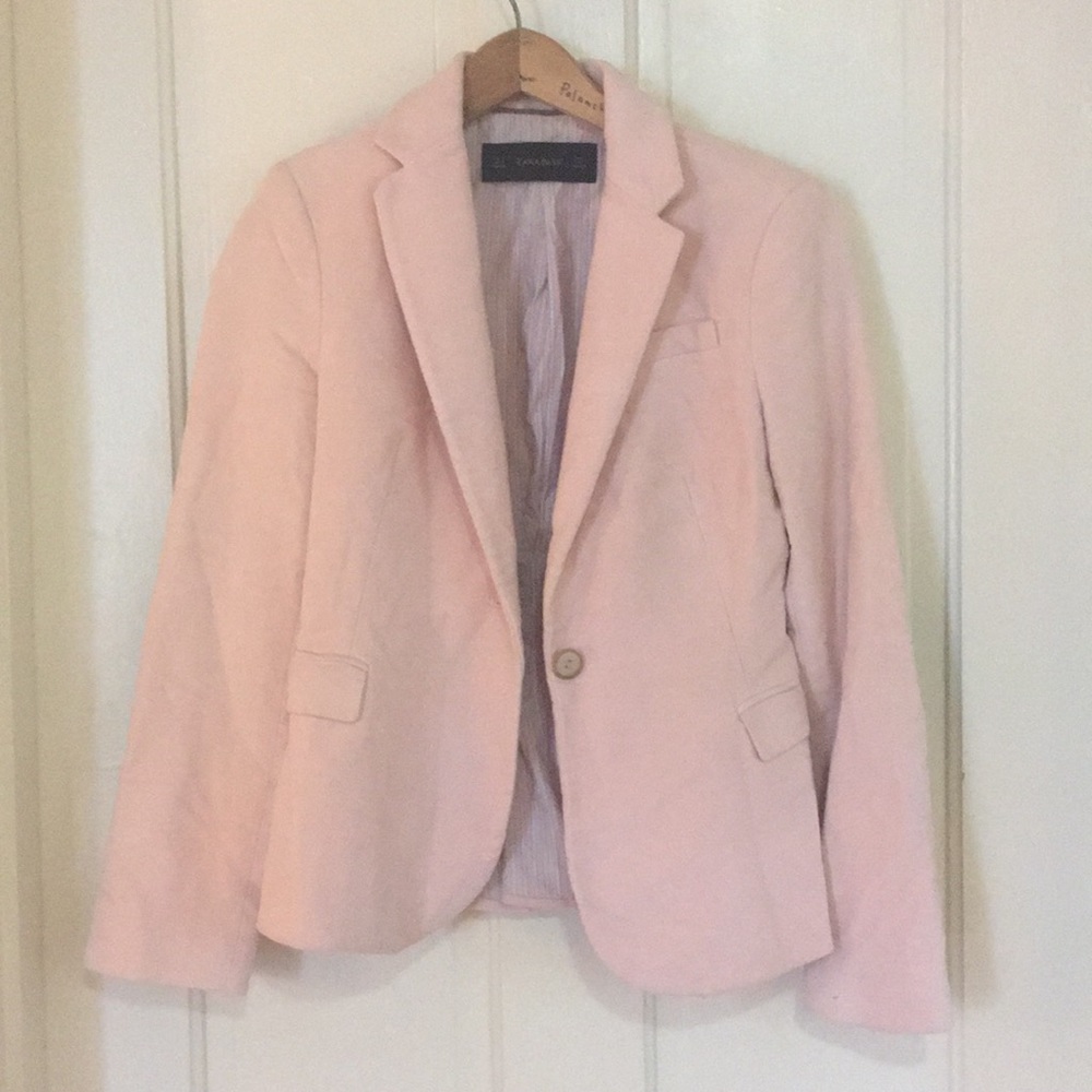 Pink Zara blazer